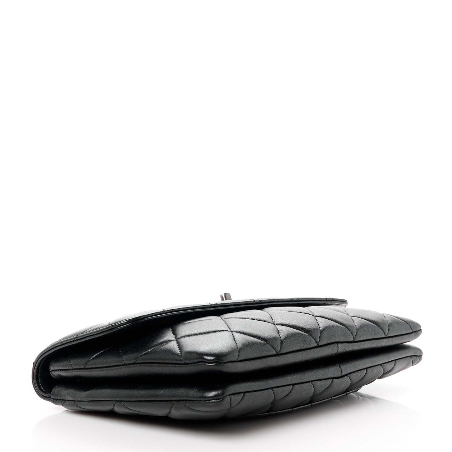 Lambskin Quilted Medium Trendy CC Flap Black