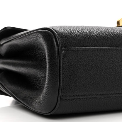Celine Grained Calfskin Teen Soft 16 Shoulder Bag Black 8 of 10