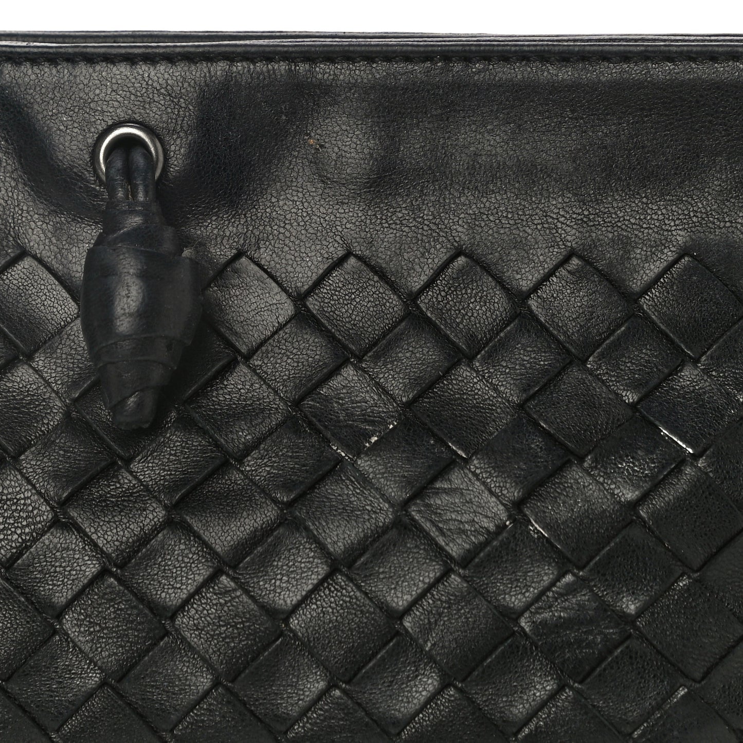 Nappa Intrecciato Mini Shoulder Bag Black