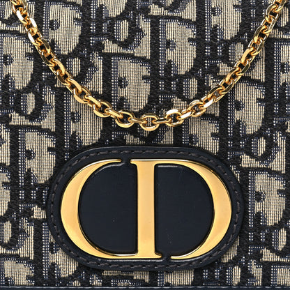 Christian Dior Oblique 30 Montaigne 2-In-1 Pouch Blue 7 of 10