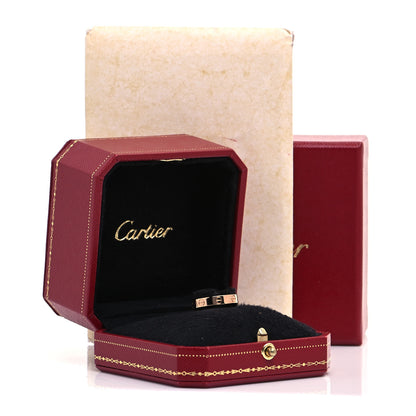 Cartier 18K Pink Gold 3.5mm LOVE Wedding Band Ring 51 5.75 5 of 5