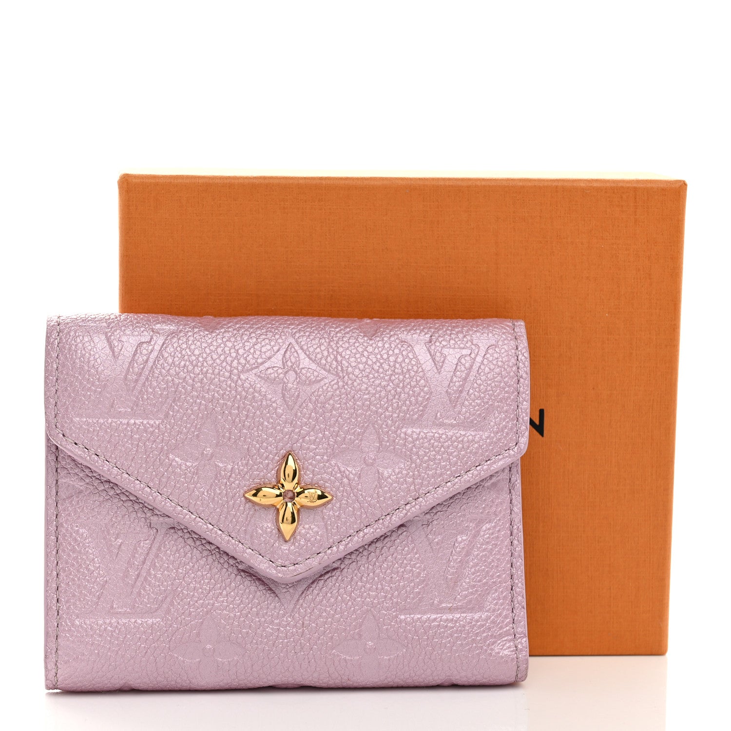 Louis Vuitton Empreinte Monogram Flower Victorine Wallet Pearly Lilac 7 of 7