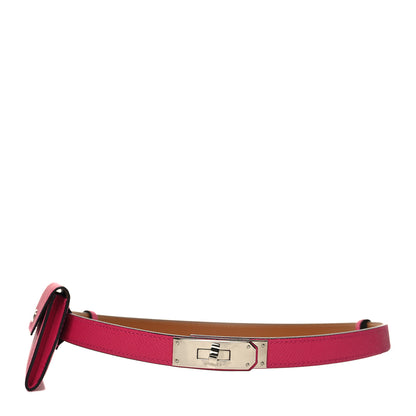 Hermes Epsom Kelly Pocket Belt Rose Mexico 1 of 6