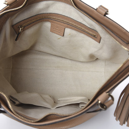 Gucci Pebbled Calfskin Small Soho Top Handle Bag Camelia 4 of 8