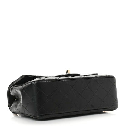 Chanel Lambskin Quilted Mini Rectangular Flap Black 4 of 10