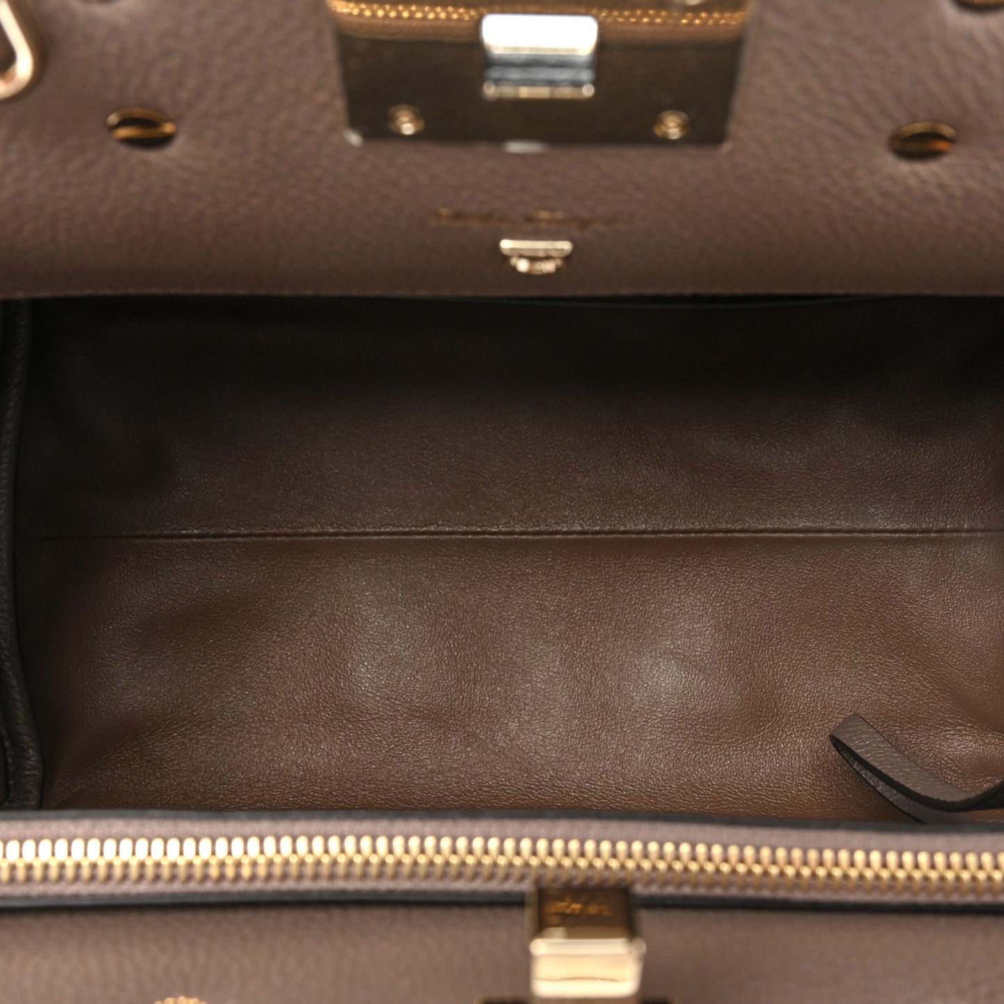 Calfskin Studio Bag Caraway Seed
