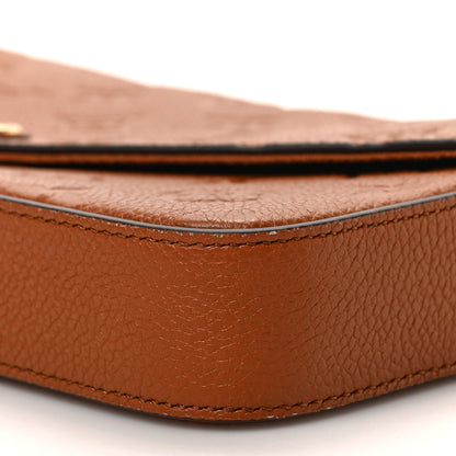 Louis Vuitton Empreinte Pochette Felicie Chain Wallet Cognac 9 of 9