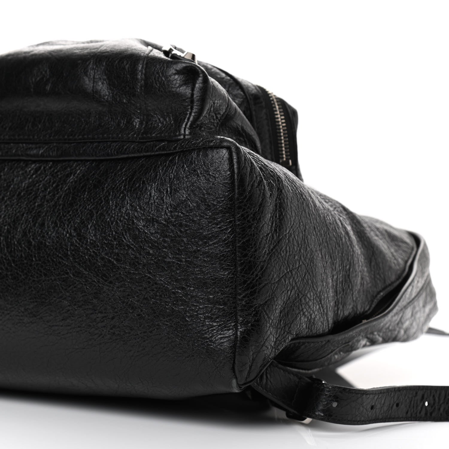 Balenciaga Agneau Classic Silver Hardware Backpack Black 10 of 11