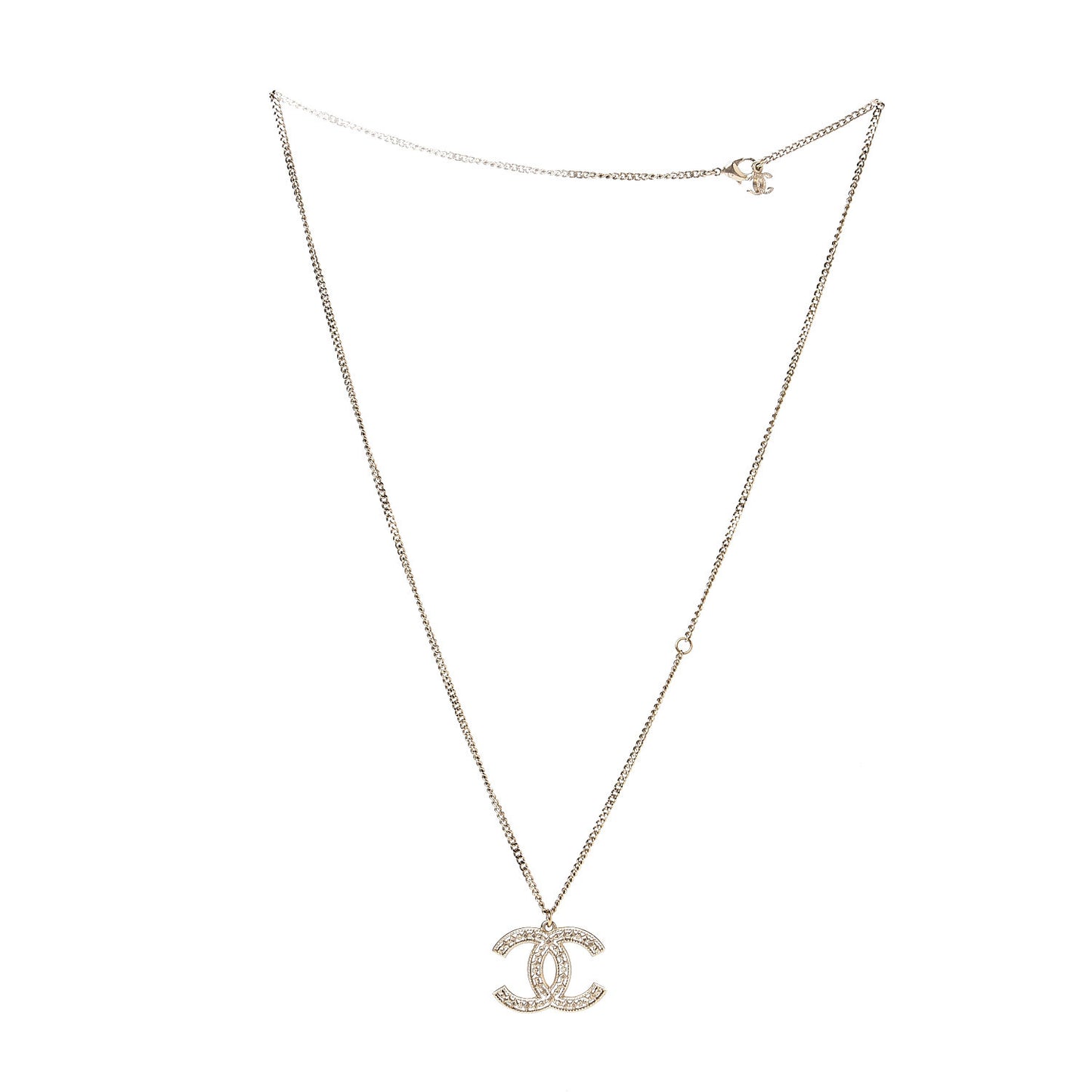 CC Pendant Necklace Gold
