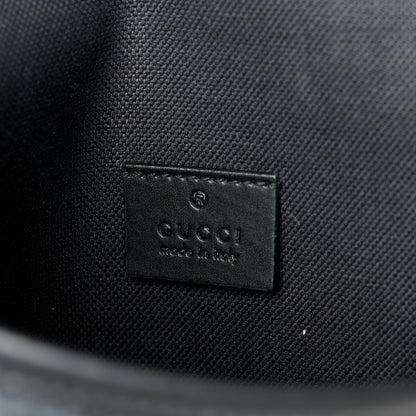 Gucci GG Supreme Monogram Web Medium Messenger Bag Black Grey 6 of 13