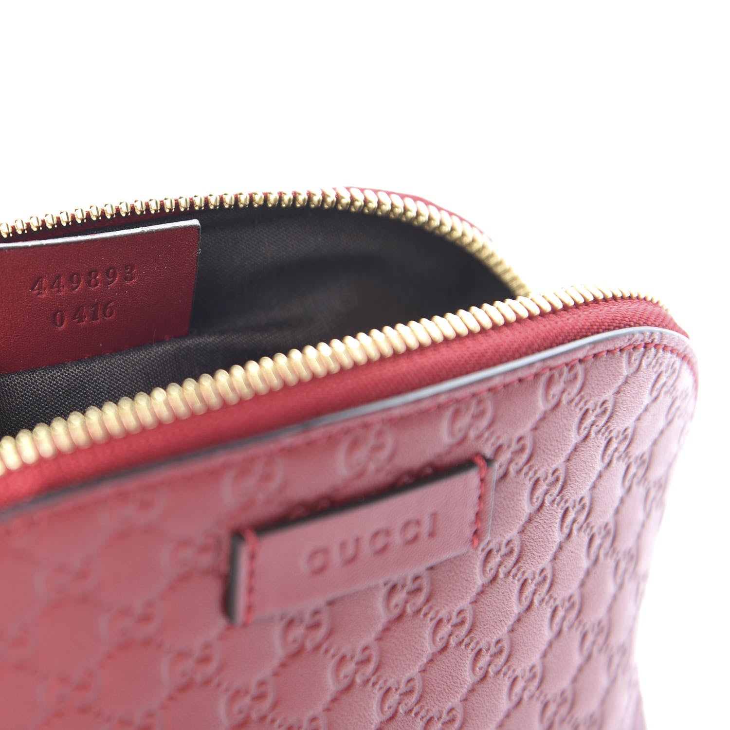 Gucci Microguccissima GG Cosmetic Case Red 9 of 11