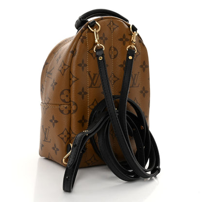 Louis Vuitton LOUIS VUITTON Reverse Monogram Palm Springs Backpack Mini 3 of 9