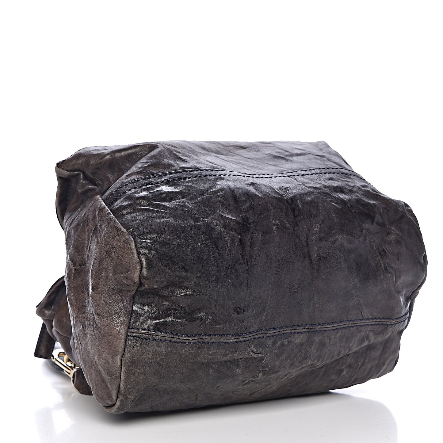 Tumbled Sheepskin Small Pandora Charcoal