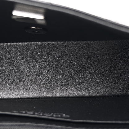 Chanel Patent Calfskin Quilted Mini Rectangular Flap So Black 5 of 11