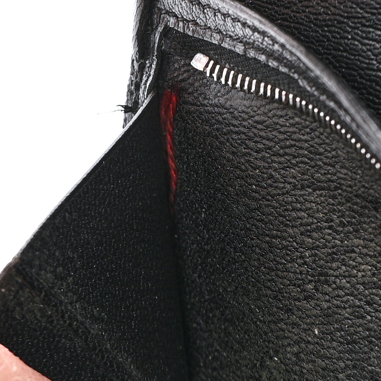 Shiny Alligator Bearn Gusset Wallet Black