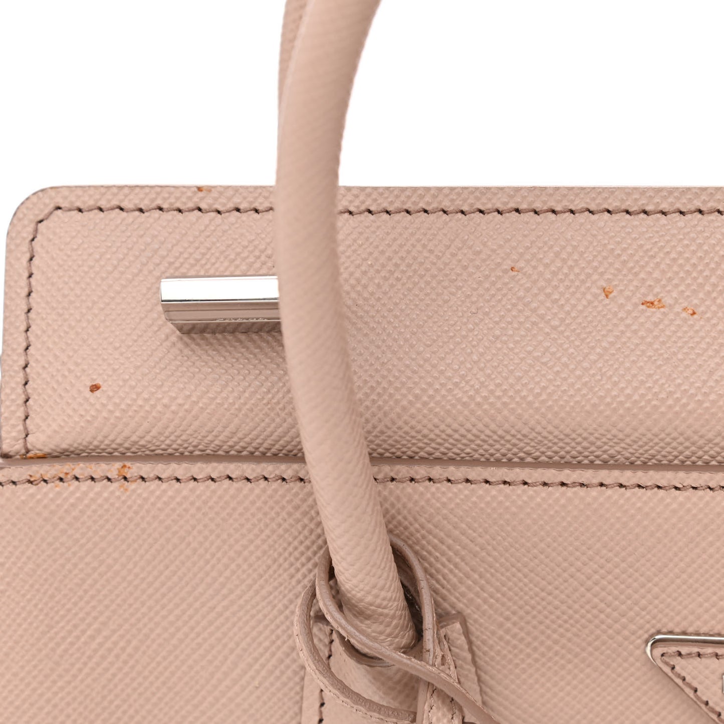 Saffiano Cuir Twin Tote Cammeo