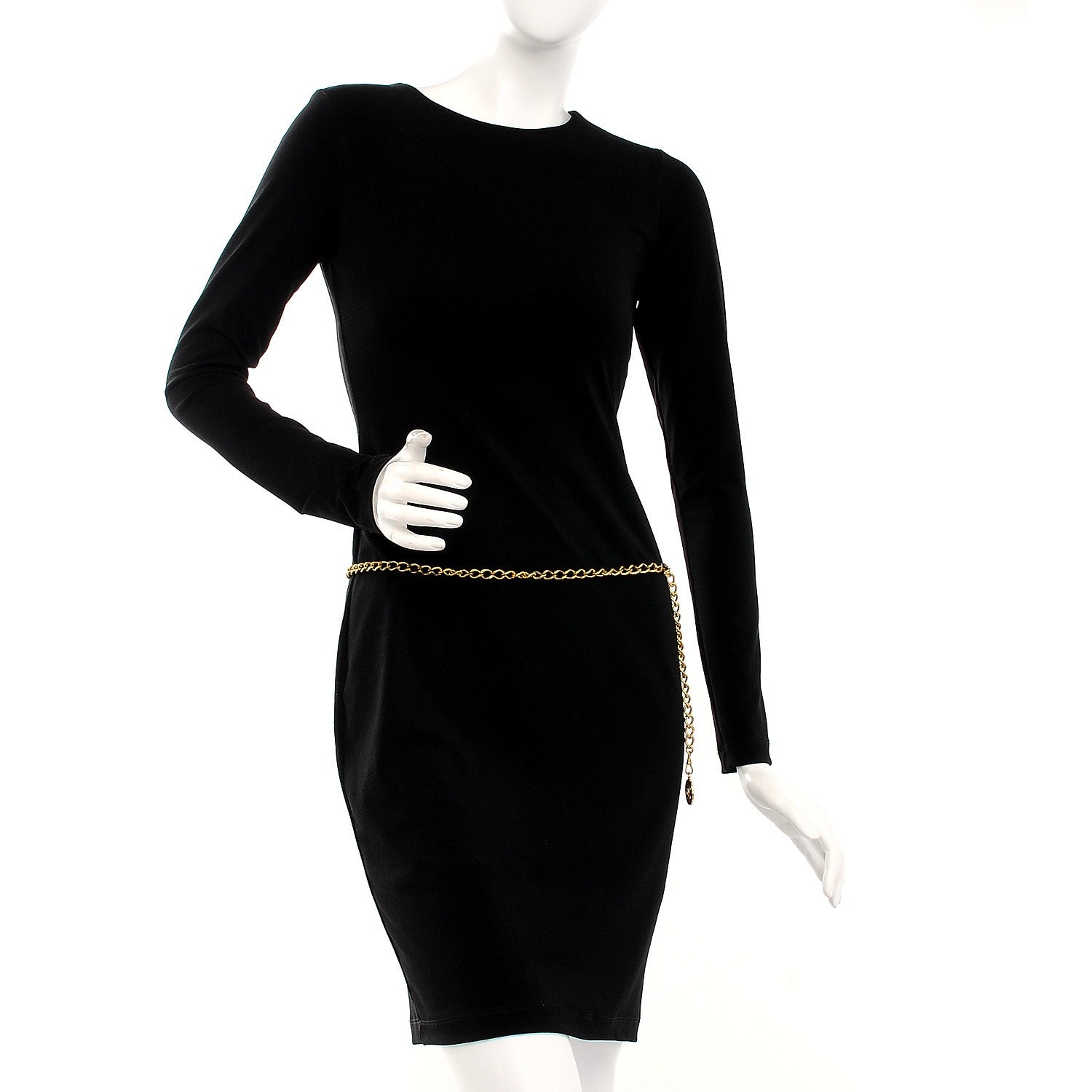 Chanel Metal Chain CC Medallion Belt Gold 2 of 6
