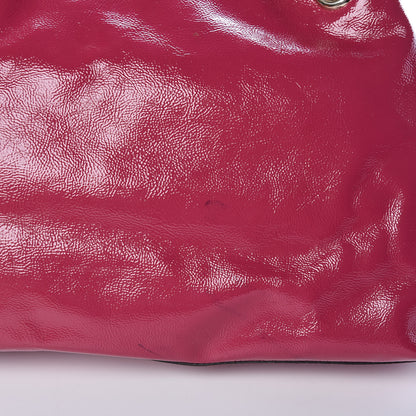 Gucci Vernice Naplack Medium Soho Chain Shoulder Bag Bright Bouganville 18 of 21