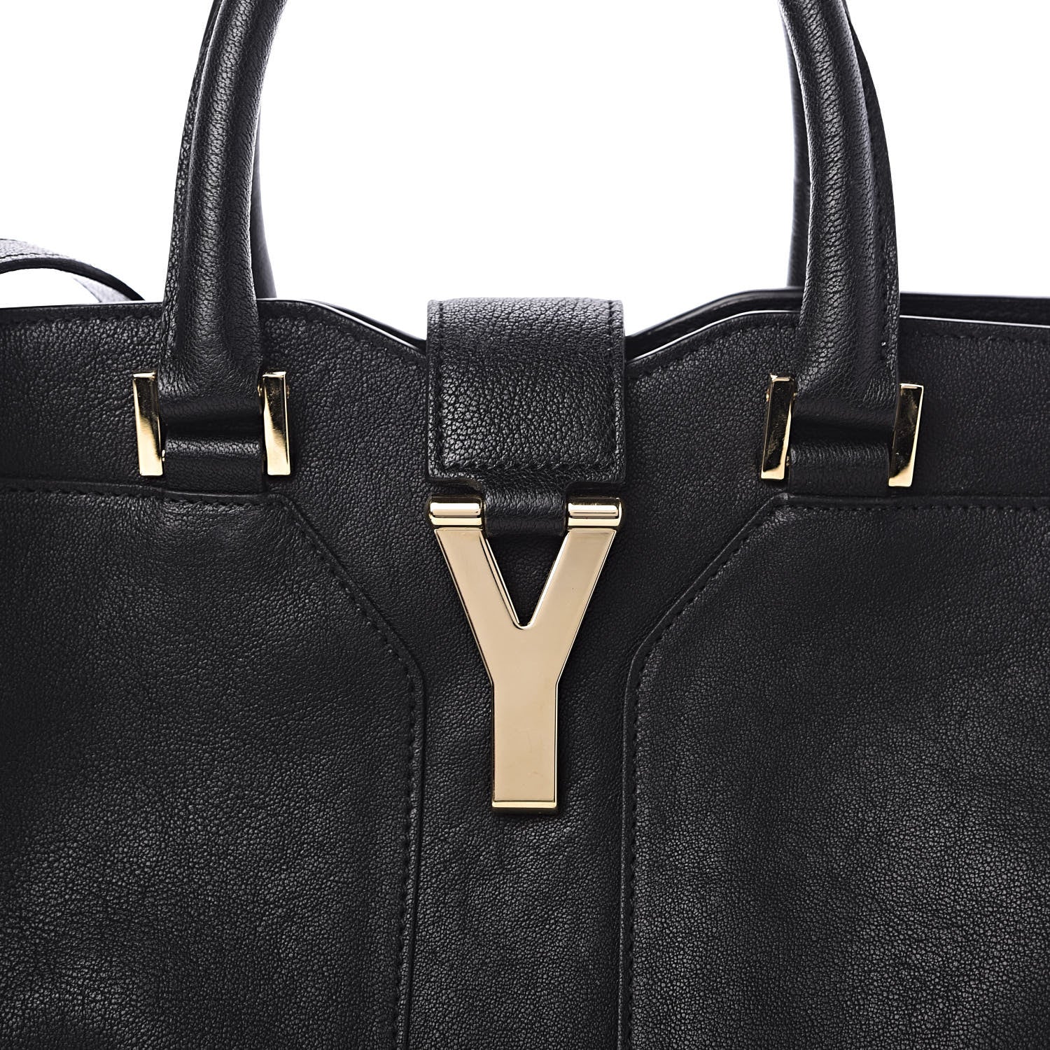 Saint Laurent Sheepskin Small Cabas ChYc Black 10 of 10