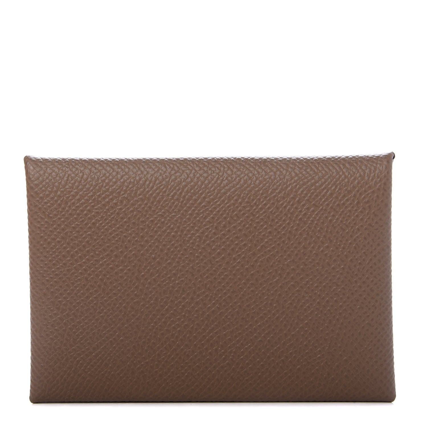 Hermes Epsom Calvi Card Case Etoupe 1 of 7