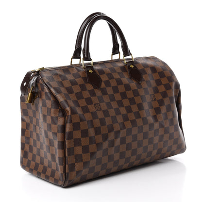 Louis Vuitton Damier Ebene Speedy 35 3 of 11