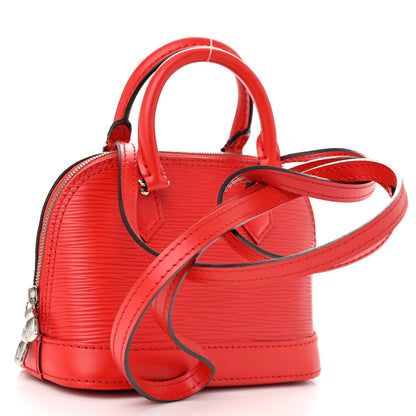 Louis Vuitton Epi Nano Alma Coquelicot 3 of 10