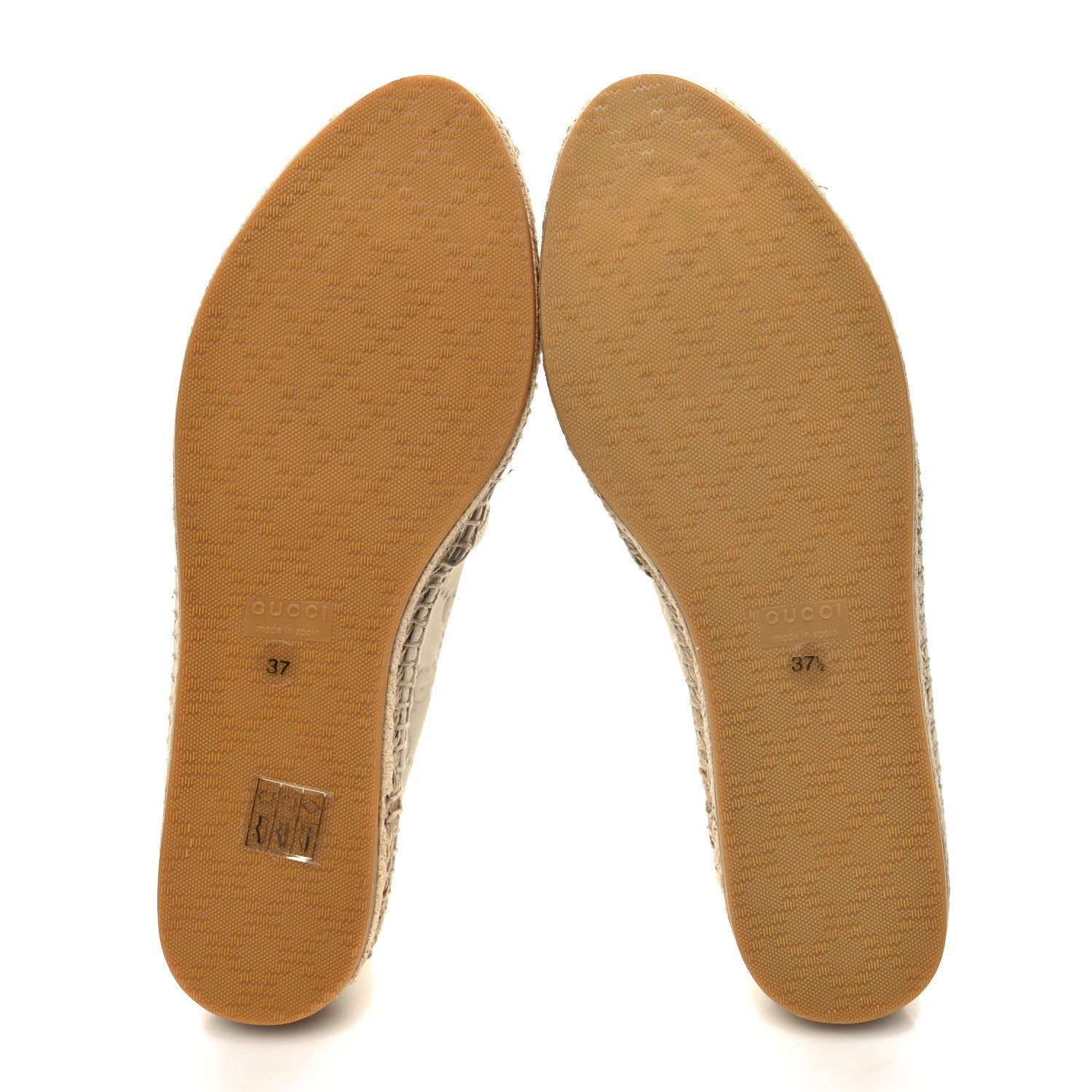 Gucci Guccissima Signature Espadrilles 37 Mystic White 5 of 9