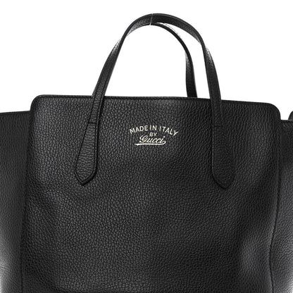 Gucci Dollar Calfskin Medium Swing Top Handle Bag Black 7 of 13