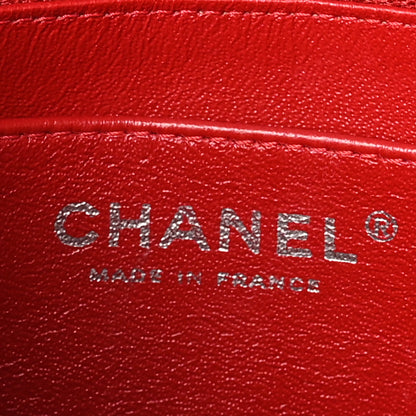 Chanel Lambskin Quilted Mini Square Flap Red 5 of 9