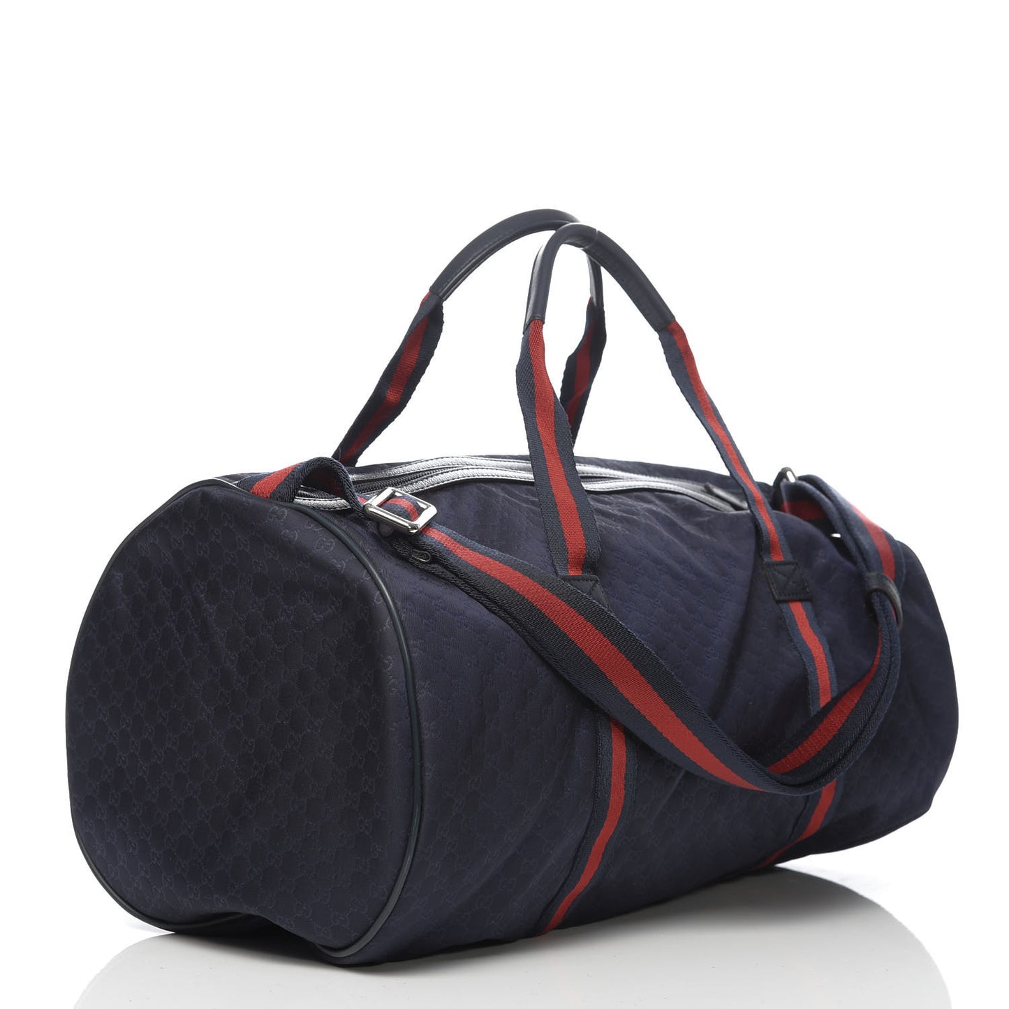 Nylon Microguccissima Gym Bag Navy
