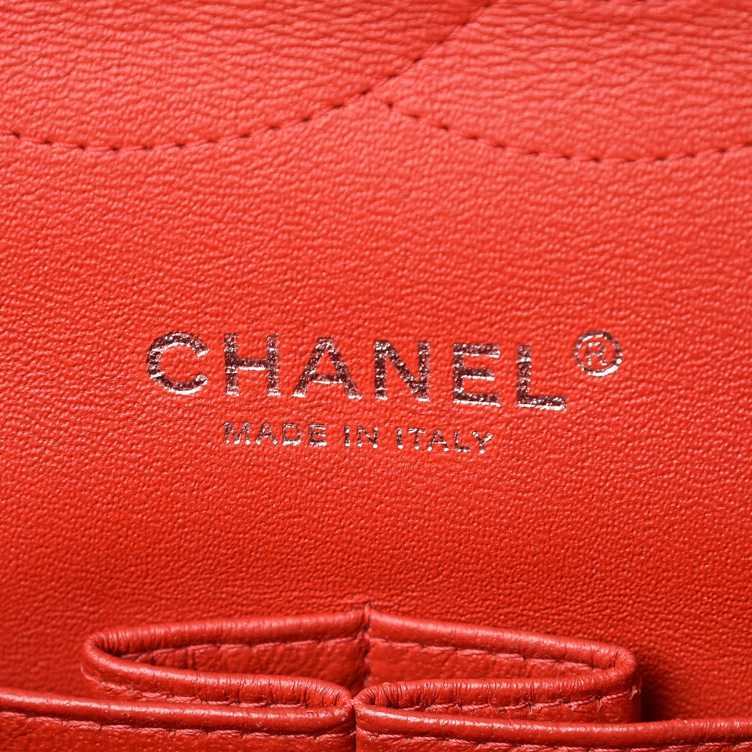 Chanel Lambskin Quilted Jumbo Double Flap Red 6 of 15