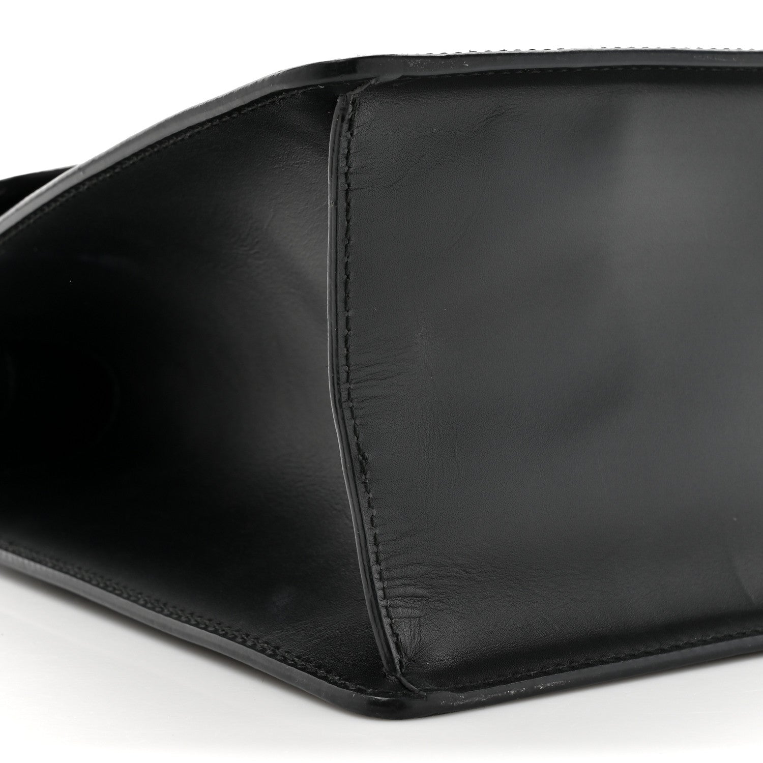 Gucci Calfskin Medium Sylvie Top Handle Bag Black 9 of 21