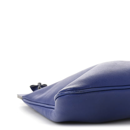 Hermes Milo Lambskin Swift Mini Aline Bleu Electrique 8 of 9