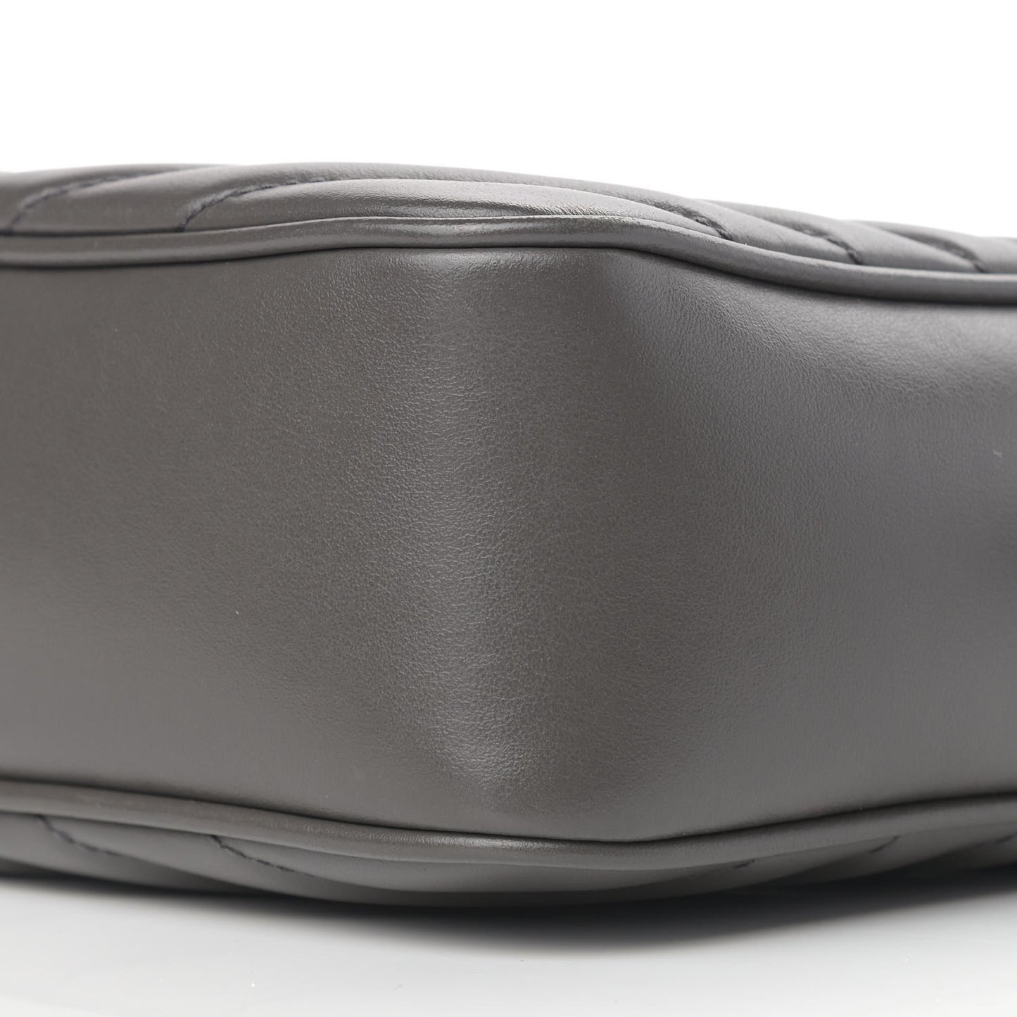 Calfskin Matelasse Monogram Lou Camera Bag Grey