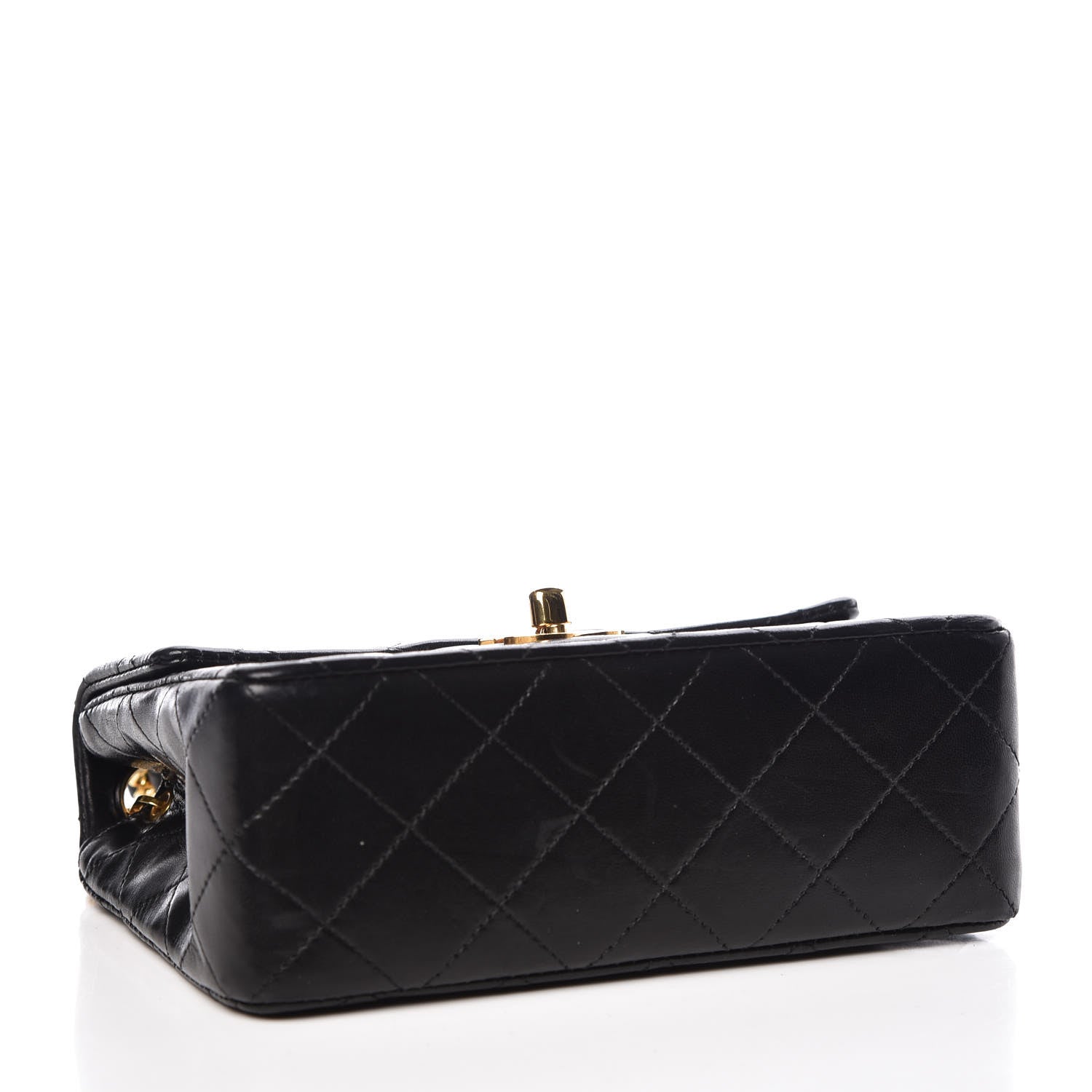 Chanel Lambskin Quilted Mini Square Flap Black 4 of 10