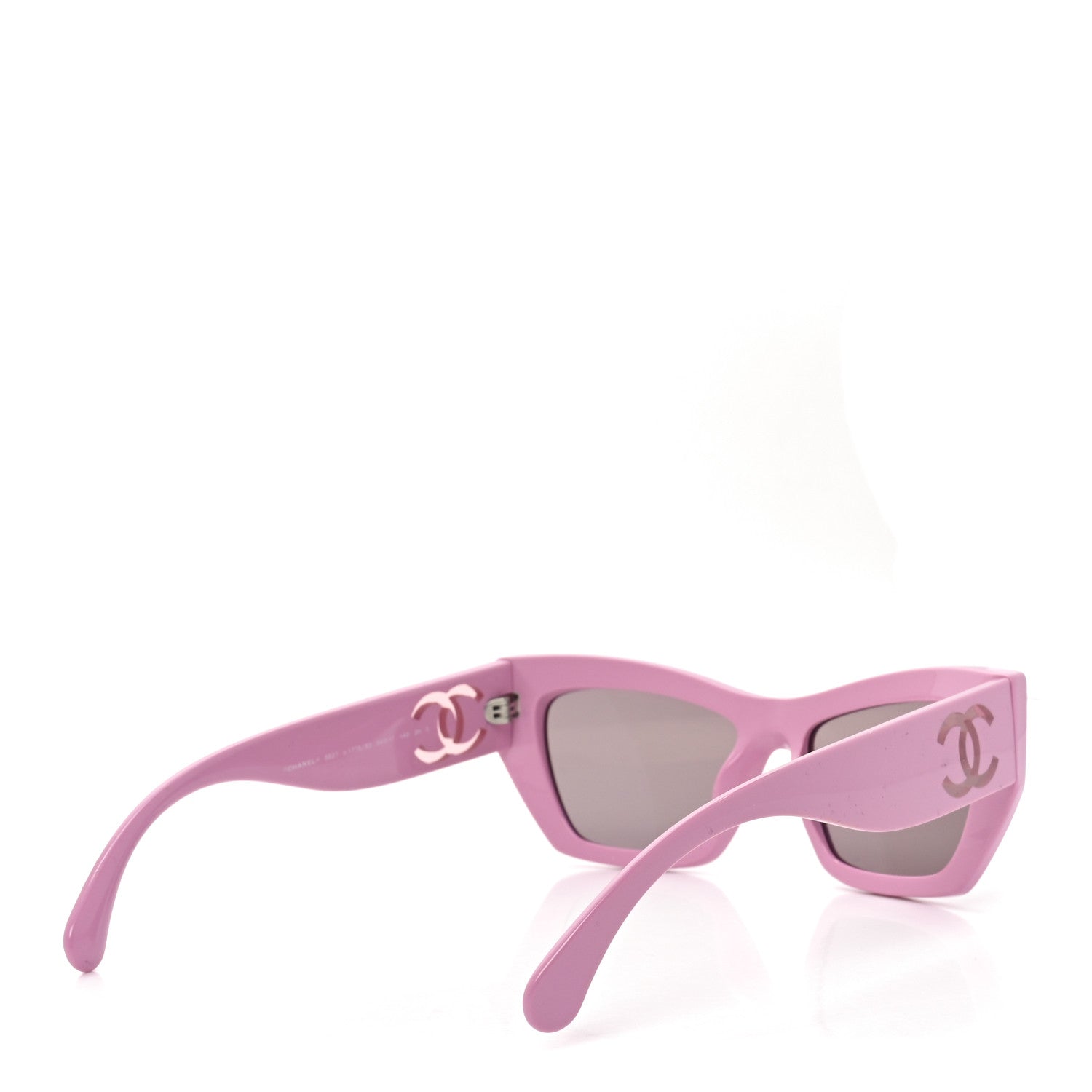 Chanel Acetate Cat Eye Sunglasses 5527 Pink 4 of 7