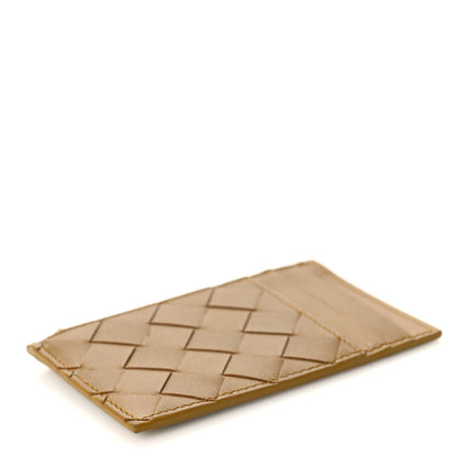 Bottega Veneta Calfskin Intrecciato Zip Card Holder Moutarde 4 of 8