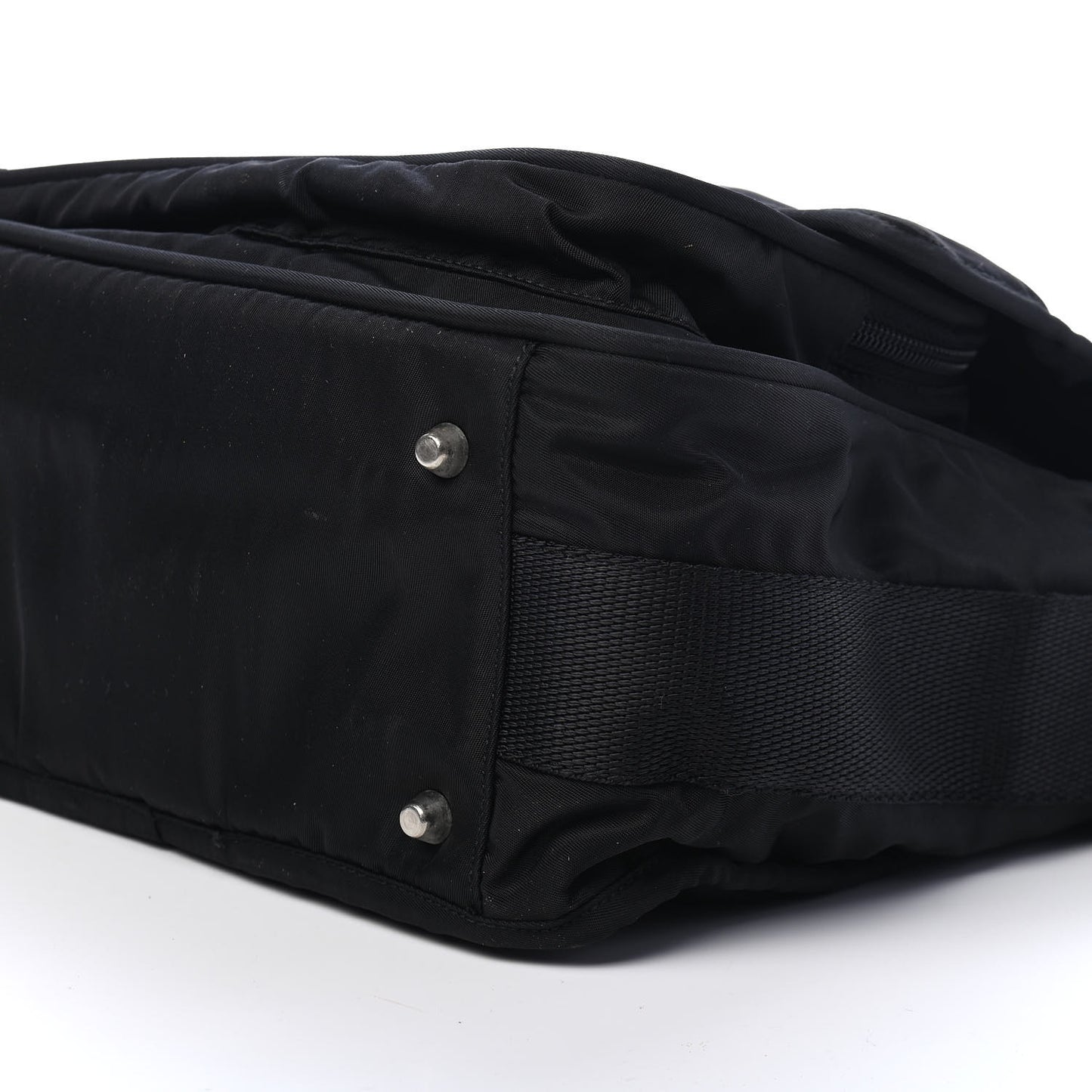 Tessuto Nylon Messenger Bag Black