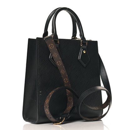 Louis Vuitton Epi Sac Plat BB Black 3 of 11