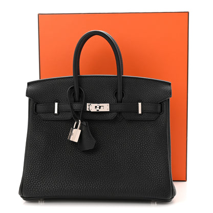 Hermes Togo Birkin 25 Black 11 of 11