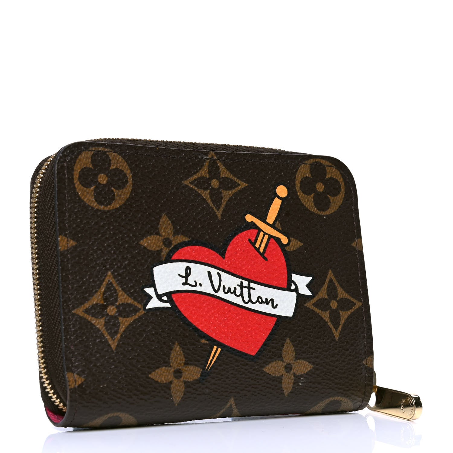 Louis Vuitton Monogram Travel Stickers Zippy Coin Purse 2 of 4