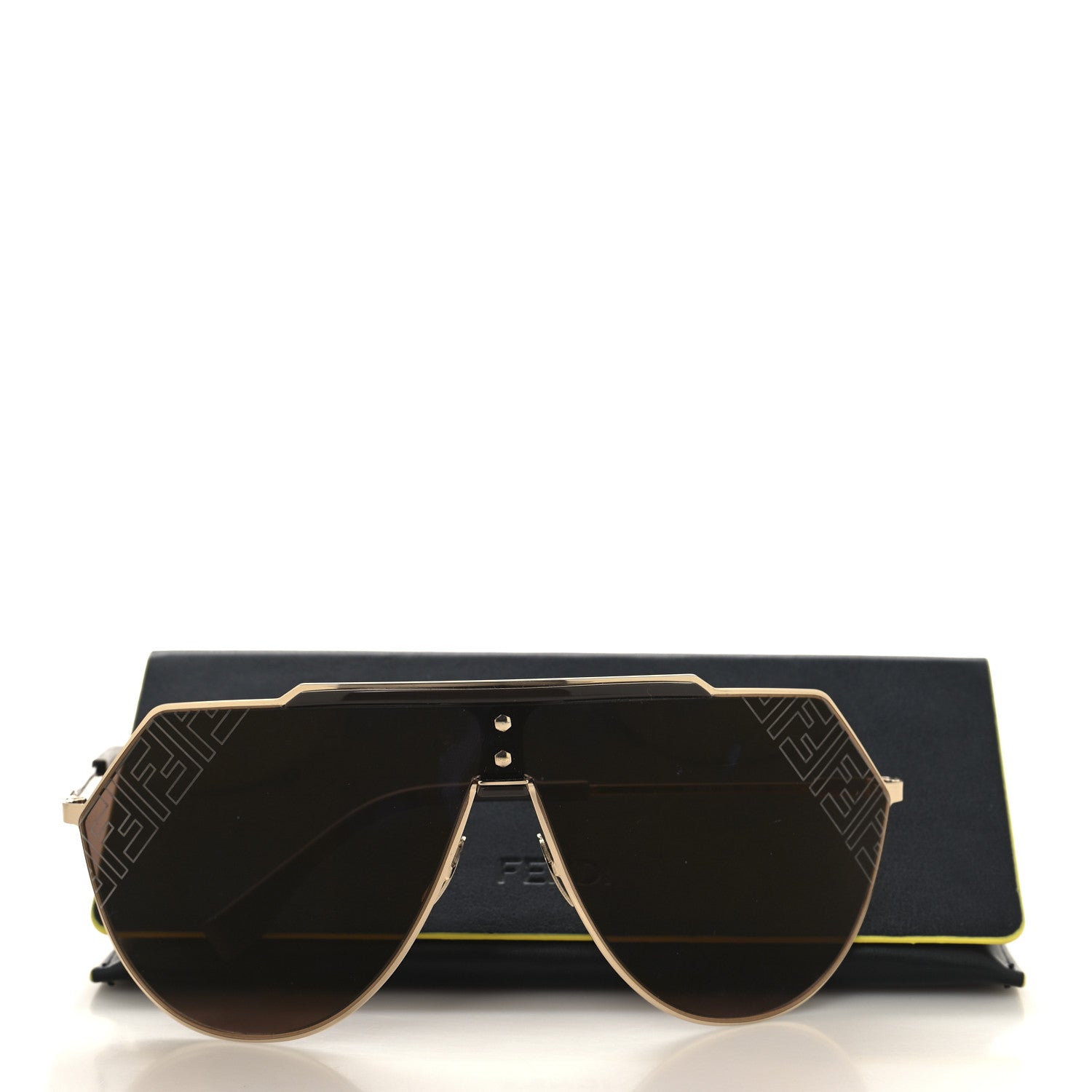 Fendi FF Shield Sunglasses FF M0075/S Brown 7 of 7