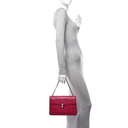 Bulgari Calfskin Serpenti Forever Crossbody Bag Pink 2 of 10