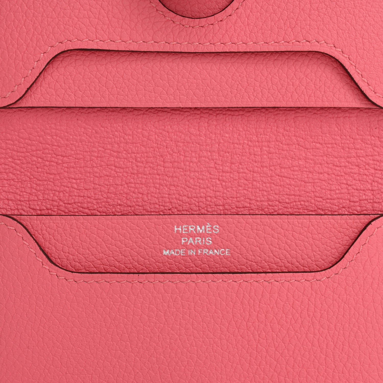 Hermes Evercolor RMS Card Holder Rose Azalee 6 of 8