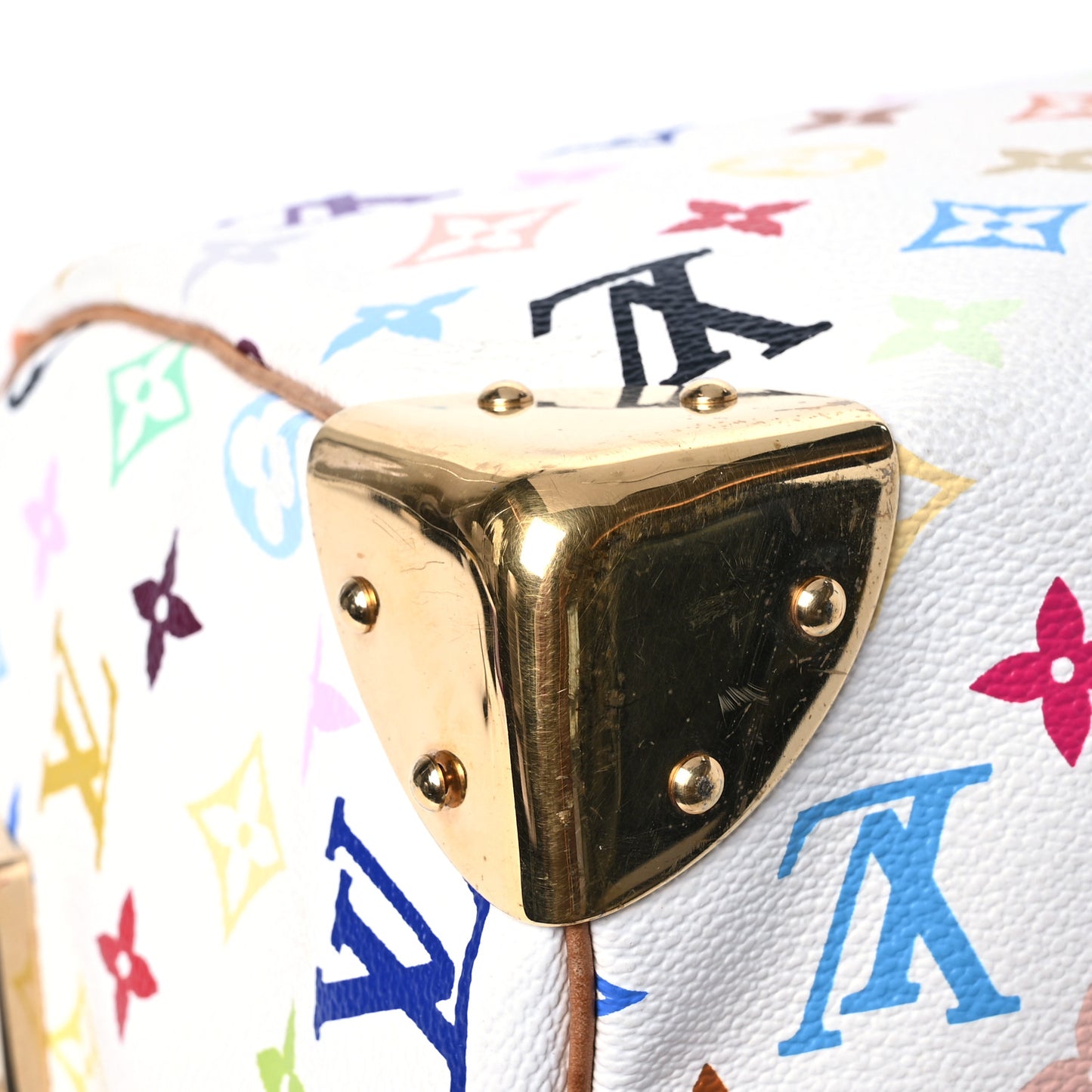 Monogram Multicolor Speedy 30 White