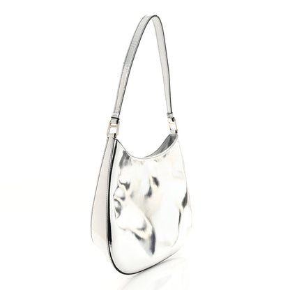 Prada Spazzolato Cleo Shoulder Bag Argento 3 of 11