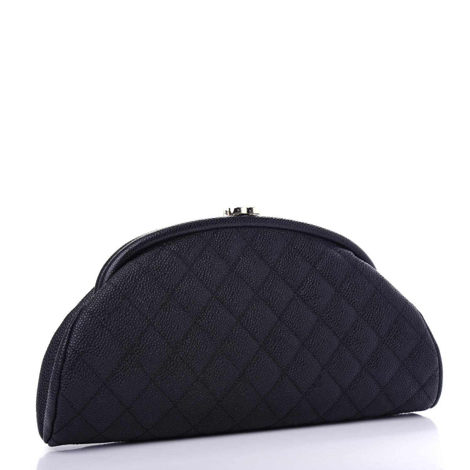 Chanel Caviar Quilted Timeless Clutch Black 3 of 8