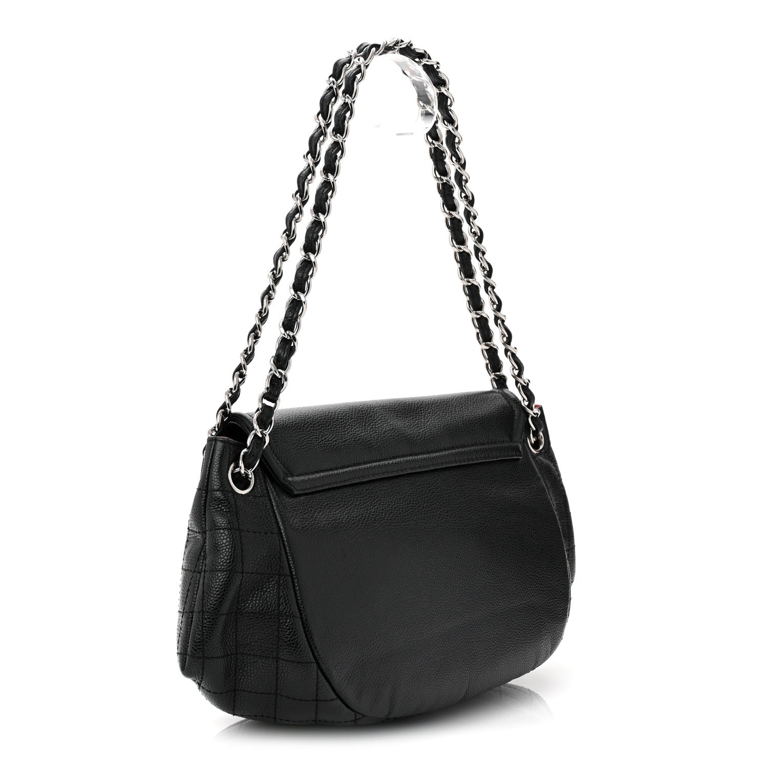 Chanel Caviar Half Moon Large Flap Black 3 of 11