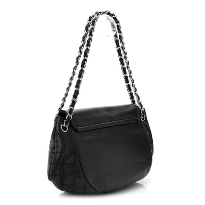 Chanel Caviar Half Moon Large Flap Black 3 of 11