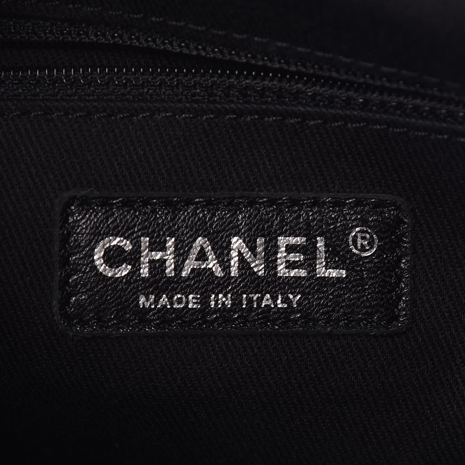 Chanel Calfskin Perforated Up In The Air Tote Black 6 of 14
